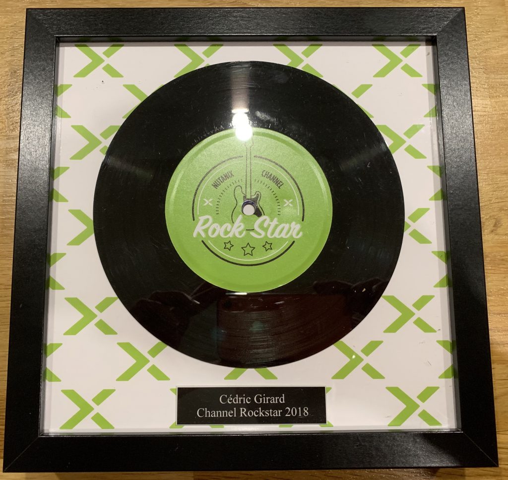 Nutanix award 2018 RockStar Cédric GIRARD